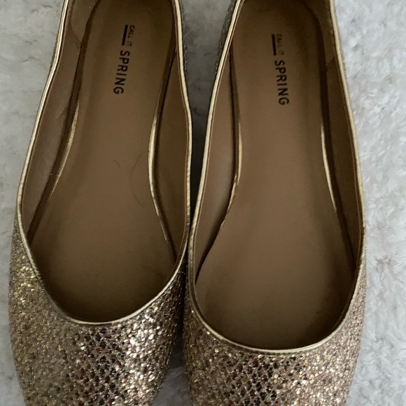 Gold Flat size 8 -Winter boots Never worn & Frye boots - Picture 3 of 9